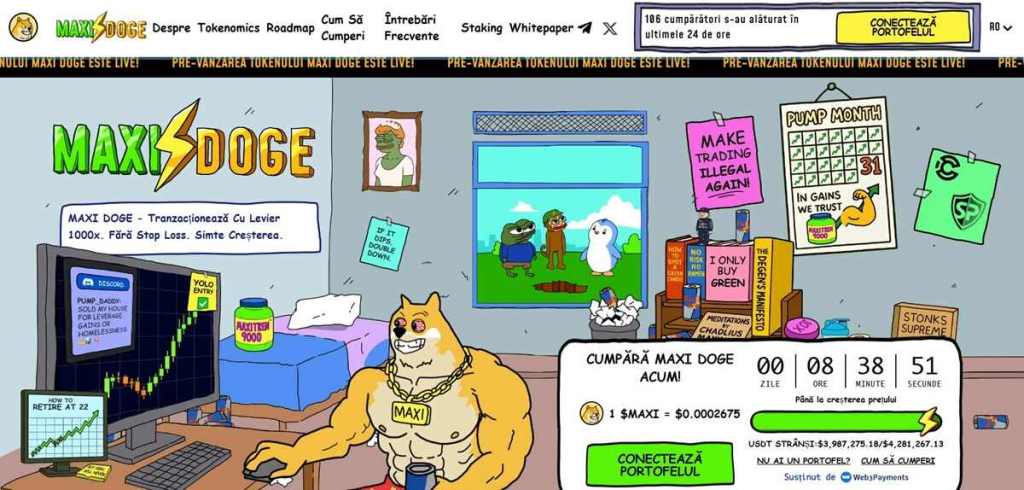 Maxi Doge moneda meme care reaprinde febra câinilor