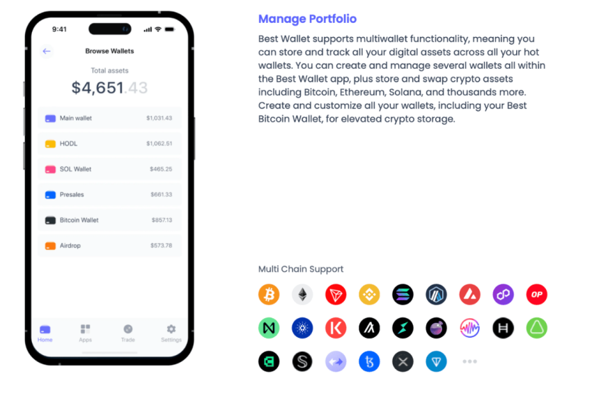 best wallet manage portfolio