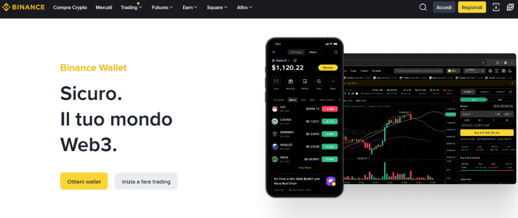 migliori wallet crypto - Binance