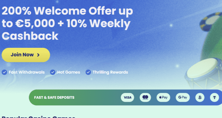 3. Samba Slots - spalvingas kazino su didžiuliu žaidimų pasirinkimu