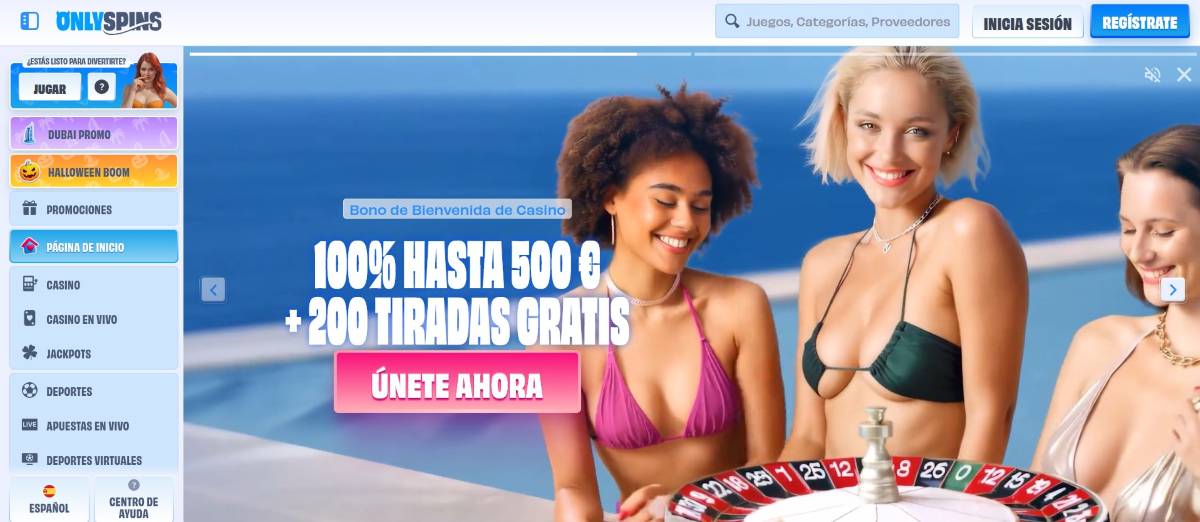 OnlySpins es una de las mejores casas de apuestas sin licencia