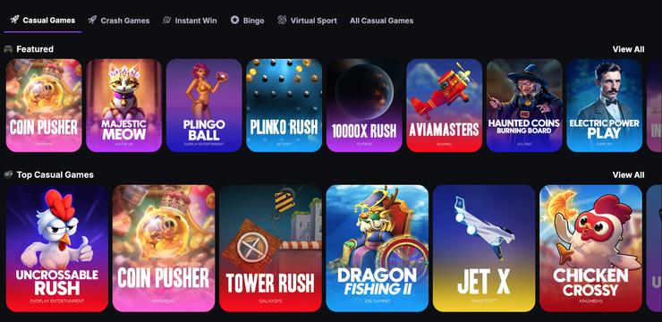 Bitcoin casino ponuka hier