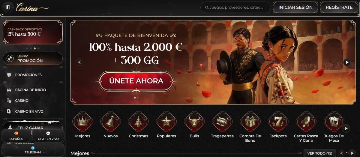 Casina es el mejor casino online internacional actualmente