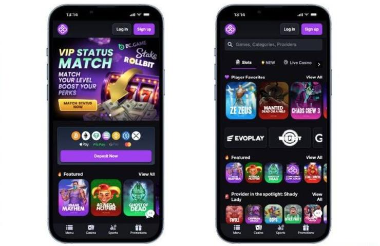 CoinCasino mobilná verzia