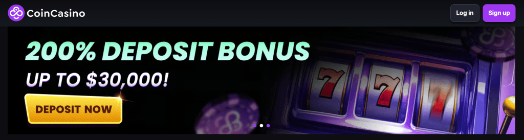 CoinCasino uvítací bonus Blackjack online
