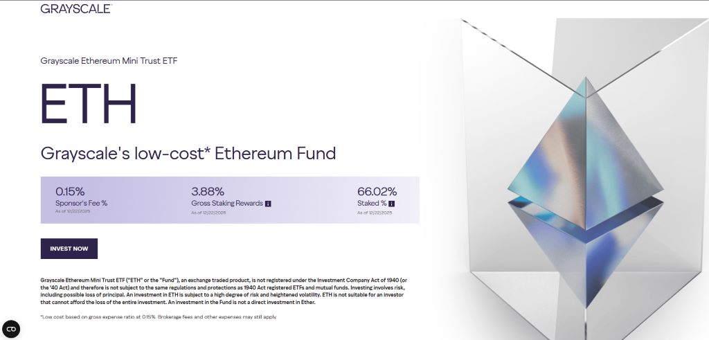 Grayscale Ethereum Mini Trust