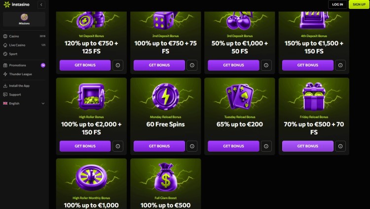 Instasino: Beste Nederlandse goksite voor gulle promoties