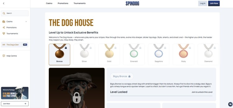 Spindog Paysafecard casinospellen