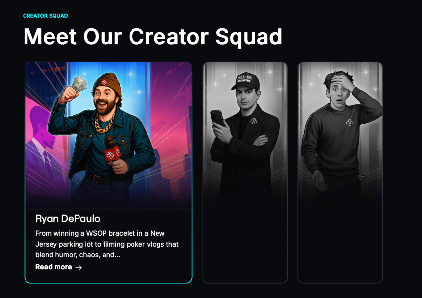 Tým tvůrců na CoinPoker