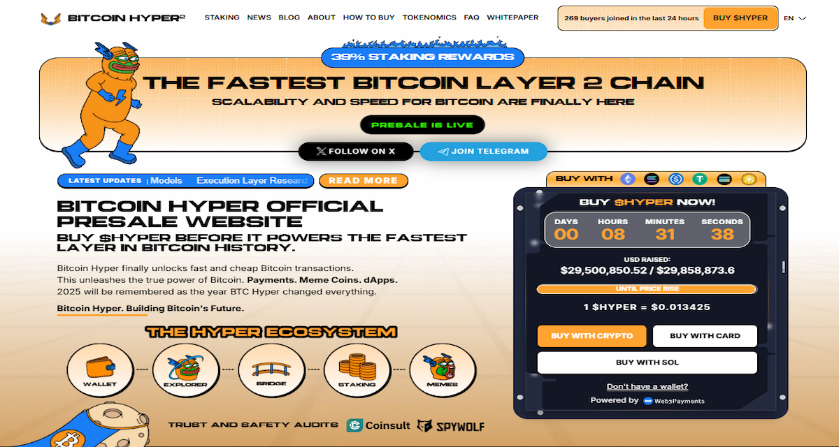 Why Investors Say Bitcoin Hyper Is the Missing Piece in BTC’s Price Equation