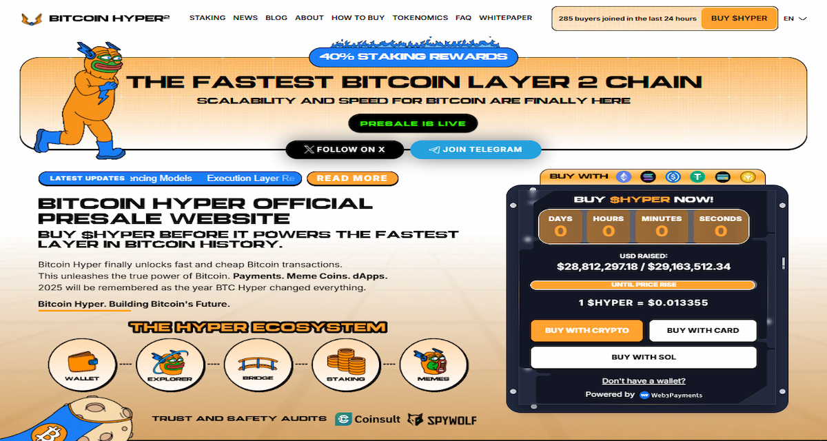 Bitcoin Hyper site