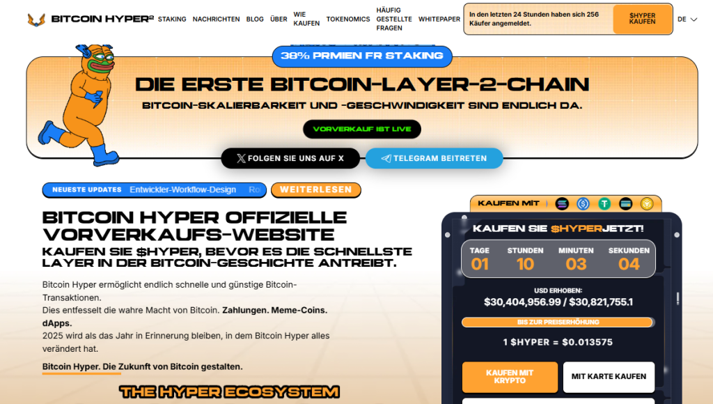 Bitcoin Hyper: Layer-2 Story statt Liquidations-Lotto - Bitcoin Rallye