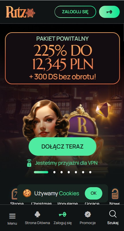 Strona główna kasyna Ritzo