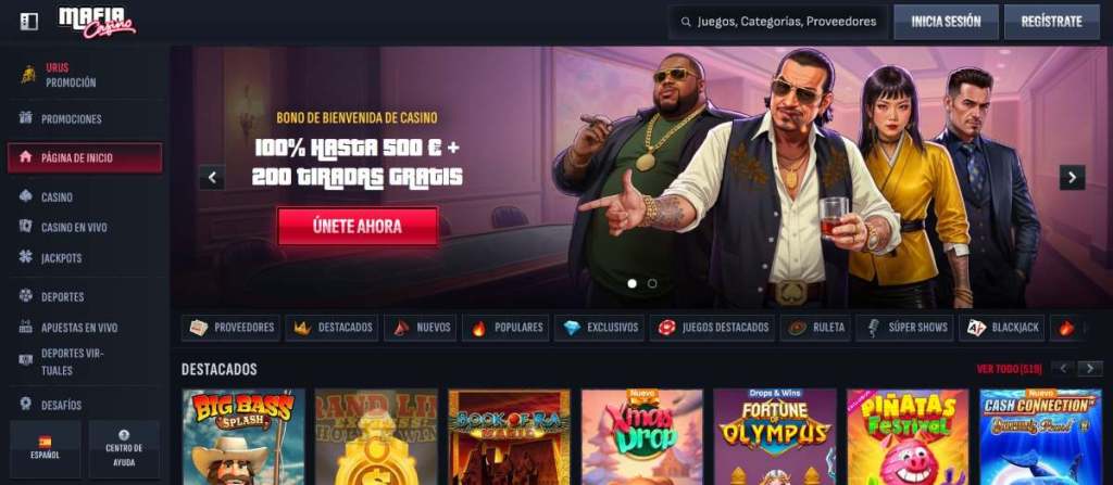 Mafia Casino - El mejor casino sin KYC