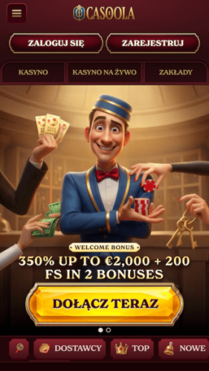 kasyno casoola w wersji mobilnej