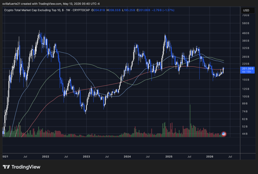 Altcoins test key resistance level | Source: OTHERS chart on TradingView
